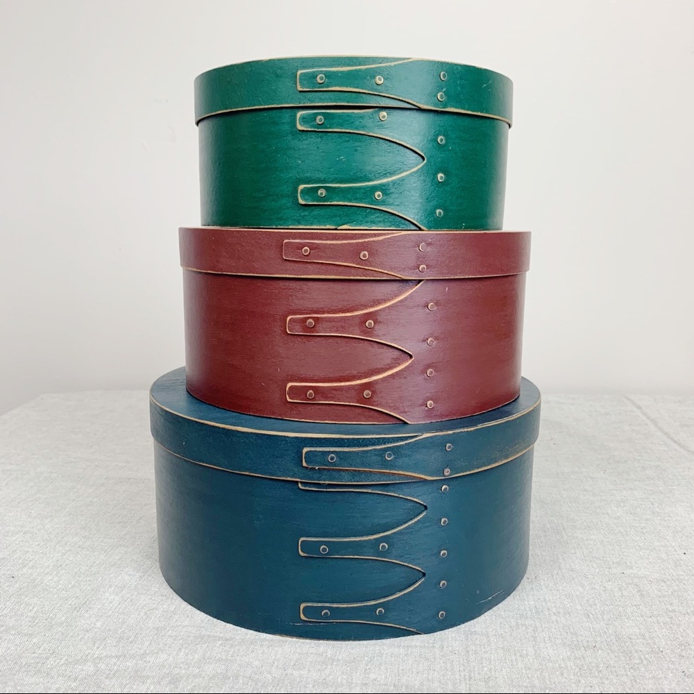 Set of Rustic Nesting Boxes